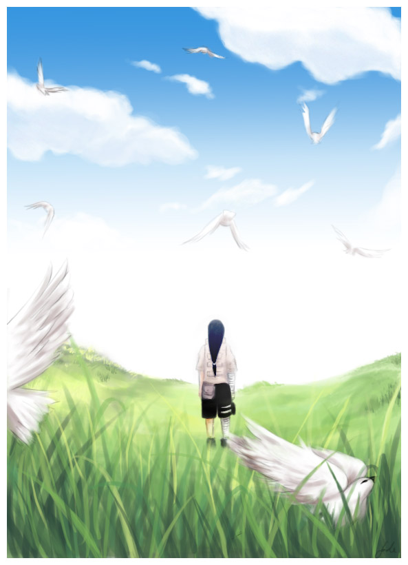 Free like a bird, Neji Hyuuga